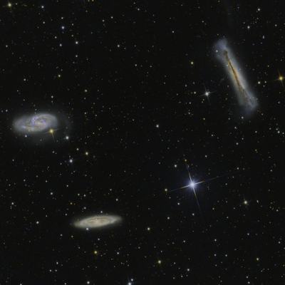 Leo Triplet — M65, M66, NGC 3628