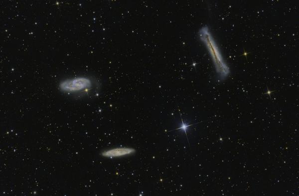 Leo Triplet — M65, M66, NGC 3628