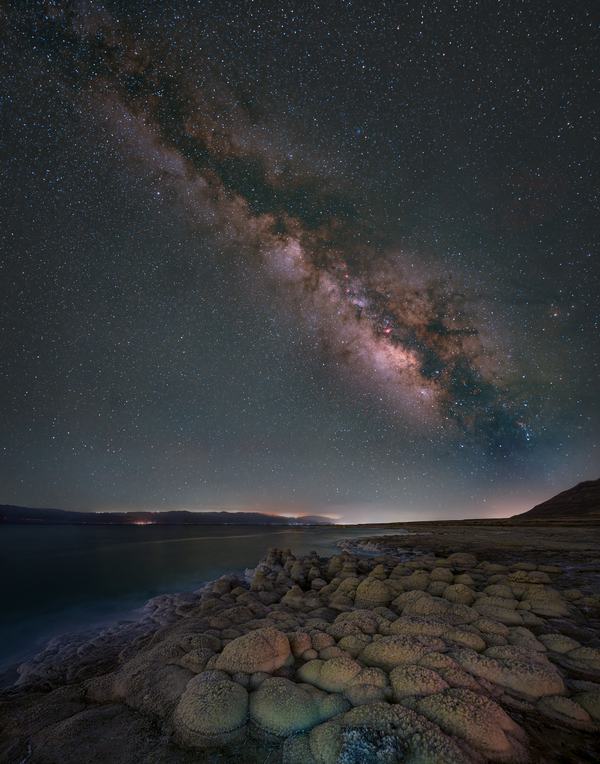Milky Way over the Dead Sea